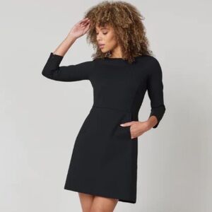 SPANX Perfect A-Line 3/4 Sleeve Dress